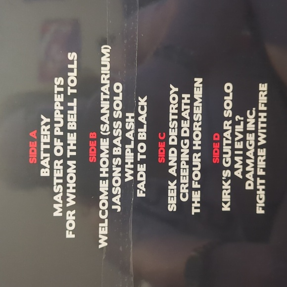 Metallica - Winnipeg '86 Canadian Broadcast Vinyl Record - Picture 3 of 3